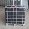 ibc-container-zwart-1000L-gereinigd-pallet-metaal-of-kunststof-detail-zijaanzicht.webp