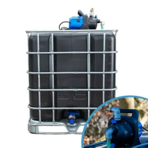 ibc-container-zwart-met-pomp-220V-1000L-vernieuwd-pallet-metaal-of-kunststof.webp