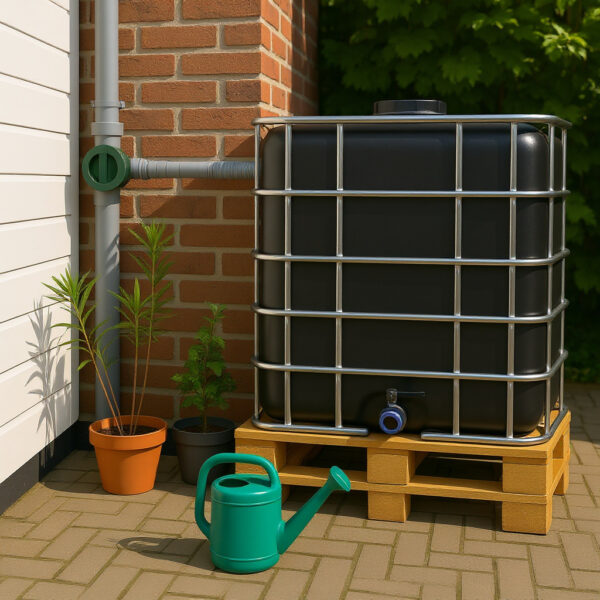 Houten pallet extra budgetvriendelijk IBC container