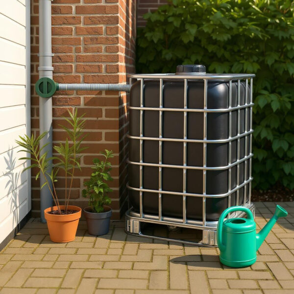 IBC container ZWART metaal of kunststof pallet – vernieuwd