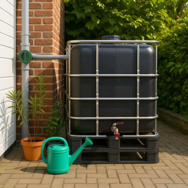 Kunstof pallet IBC container 1000L extra stevig
