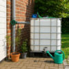 Zeer goedkope en stevige 1000L IBC container met pomp