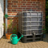 Zwarte IBC UV-bestendig watertank 1000L